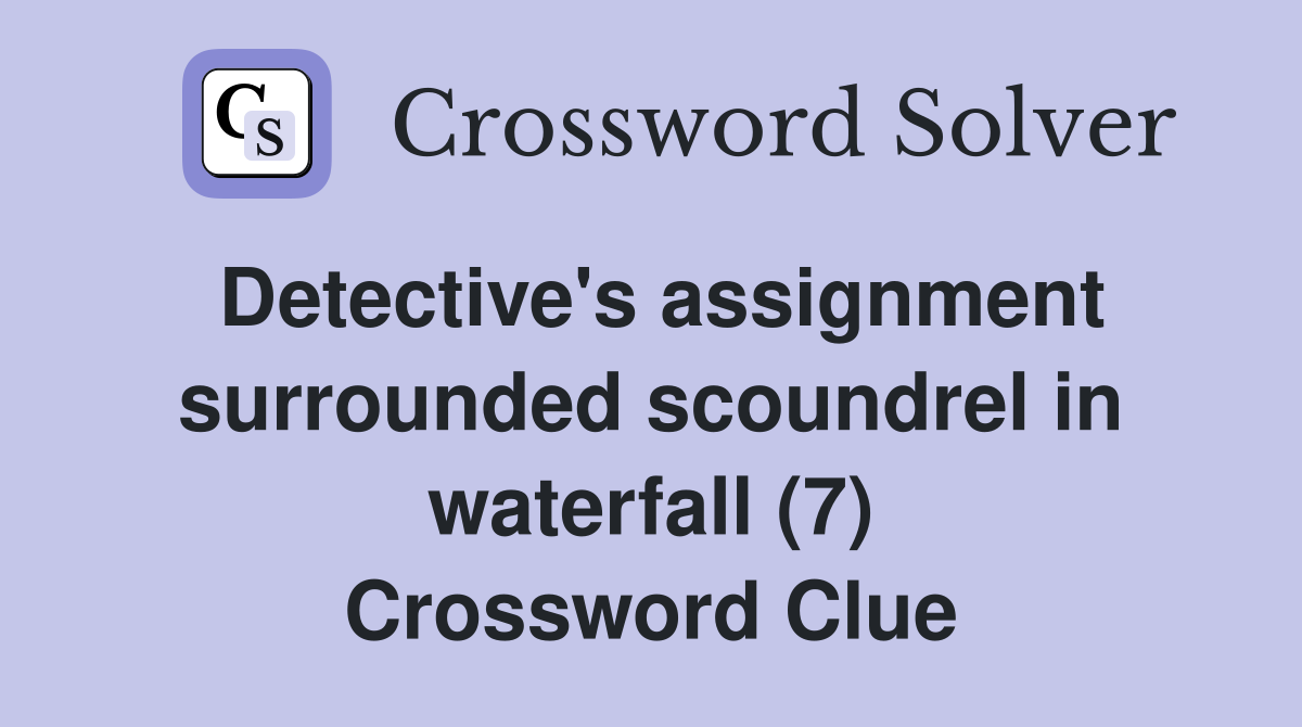 assignment crossword clue 7